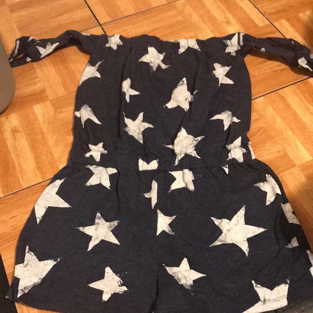 French Toast Star Romper 10/12